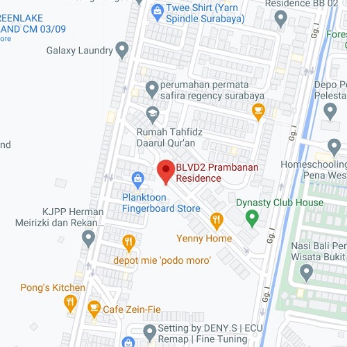 Prambanan Residence Map